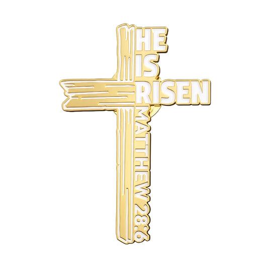 "HE IS RISEN" ENAMEL PIN